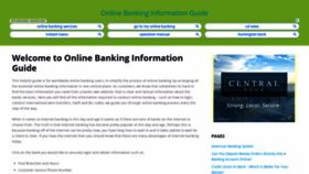 What Onlinebankinginfoguide.com website looked like in 2020 (3 years ago)