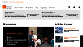 What Orangebusiness.sn website looked like in 2020 (3 years ago)