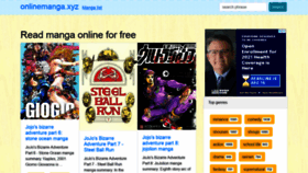 What Onlinemanga.xyz website looked like in 2020 (3 years ago)