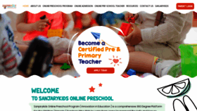 What Onlinepreschool.in website looked like in 2020 (3 years ago)