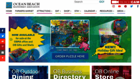 What Oceanbeachsandiego.com website looked like in 2020 (3 years ago)