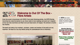 What Out-of-the-box.org website looked like in 2020 (3 years ago)