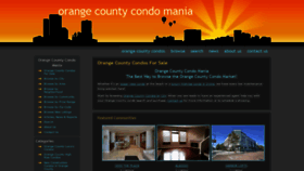 What Orangecountycondomania.com website looked like in 2020 (3 years ago)
