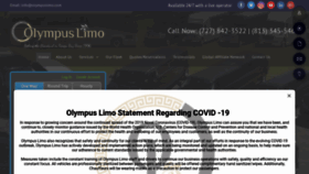 What Olympuslimo.com website looked like in 2020 (3 years ago)