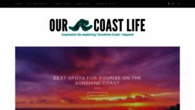 What Ourcoastlife.com.au website looked like in 2020 (3 years ago)