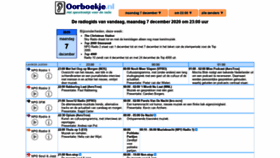 What Oorboekje.nl website looked like in 2020 (3 years ago)