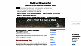 What Oldtimer.wordpress.com website looked like in 2020 (3 years ago)