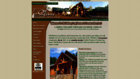 What Oldhickoryloghomes.com website looked like in 2020 (3 years ago)
