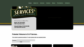 What Oandpservices.com website looked like in 2020 (3 years ago)