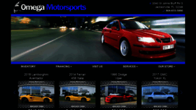 What Omegamotorsport.net website looked like in 2020 (3 years ago)