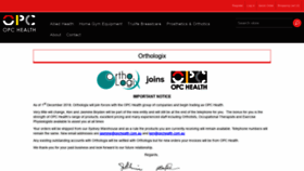 What Orthologix.com.au website looked like in 2020 (3 years ago)
