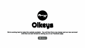 What Olkeys.com website looked like in 2020 (3 years ago)