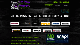 What Ot-audio.com website looked like in 2020 (3 years ago)