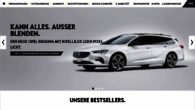 What Opel.ch website looked like in 2020 (3 years ago)