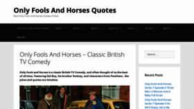 What Onlyfoolsandhorsesquotes.com website looked like in 2020 (3 years ago)