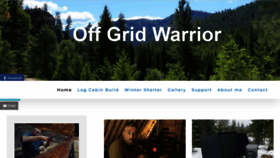 What Offgridwarrior.com website looked like in 2020 (3 years ago)