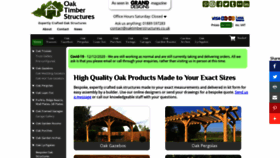 What Oaktimberstructures.co.uk website looked like in 2020 (3 years ago)