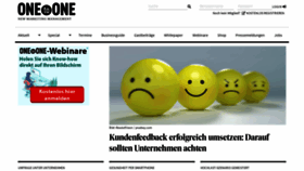 What Onetoone.de website looked like in 2020 (3 years ago)