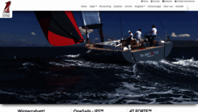 What Onesails.at website looked like in 2020 (3 years ago)