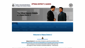 What Ottawamasons.ca website looked like in 2020 (3 years ago)