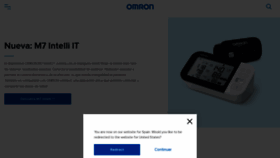 What Omron-healthcare.es website looked like in 2020 (3 years ago)