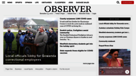 What Observertoday.com website looked like in 2020 (3 years ago)