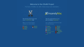 What Osx86project.org website looked like in 2020 (3 years ago)