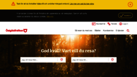 What Ostgotatrafiken.se website looked like in 2020 (3 years ago)