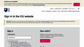 What Ou-identity.open.ac.uk website looked like in 2020 (3 years ago)