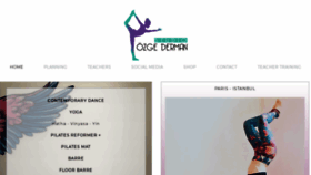 What Ozgedermanstudio.com website looked like in 2020 (3 years ago)
