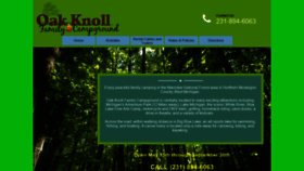 What Oakknollfamilycampground.com website looked like in 2020 (3 years ago)