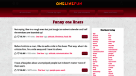 What Onelinefun.com website looked like in 2020 (3 years ago)