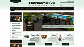 What Outdoorkitchendist.com website looked like in 2020 (3 years ago)