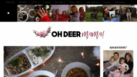 What Ohdeerblog.com website looked like in 2020 (3 years ago)