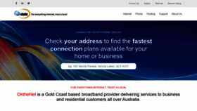 What Onthenet.com.au website looked like in 2020 (3 years ago)