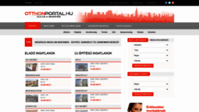 What Otthonportal.hu website looked like in 2020 (3 years ago)