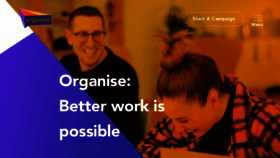 What Organise.org.uk website looked like in 2020 (3 years ago)