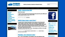 What Osbid.cz website looked like in 2020 (3 years ago)