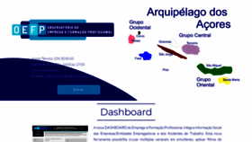 What Oefp.azores.gov.pt website looked like in 2020 (3 years ago)