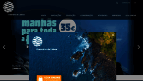 What Oceanario.pt website looked like in 2020 (3 years ago)