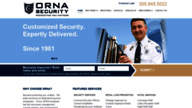 What Ornasecurity.us website looked like in 2020 (4 years ago)