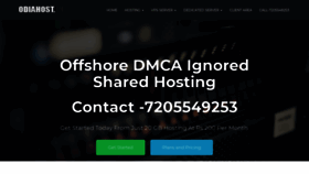 What Odiahost.in website looked like in 2021 (3 years ago)