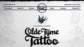 What Oldetymetattoo.com website looked like in 2021 (3 years ago)