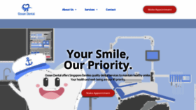 What Oceandental.sg website looked like in 2021 (3 years ago)