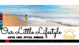 What Ourlittlelifestyle.com website looked like in 2021 (3 years ago)