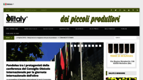 What Olitaly.it website looked like in 2021 (3 years ago)