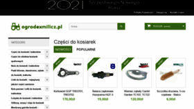 What Ogrodexmilicz.pl website looked like in 2021 (3 years ago)
