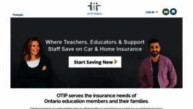What Otipinsurance.com website looked like in 2021 (3 years ago)