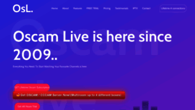 What Oscamlive.com website looked like in 2021 (3 years ago)