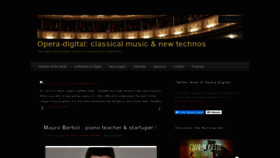 What Opera-digital.com website looked like in 2021 (3 years ago)